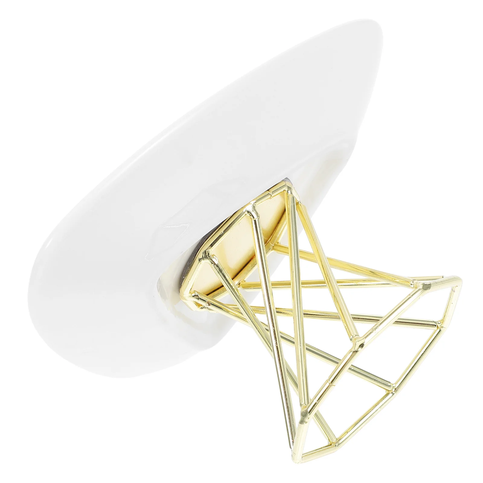 حامل كعكة سيراميك أنيق بتصميم قدمي مقاوم للحرارة للكعك والحلويات والمقبلات طبق تقديم الحفلات