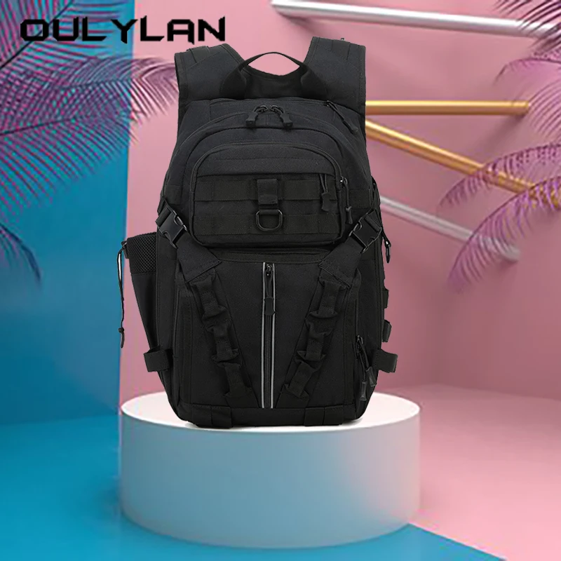 

Oulylan Men Large Capacity Tactical Rucksack 20L Outdoor Hiking Climbing Sports Bag Male Fishing Mountaineering Backpacks