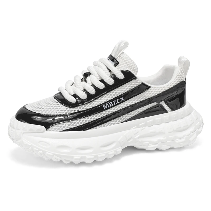 

Men's motorcycle shoes trendy new season thick soled breathable mesh sports and leisure shoes