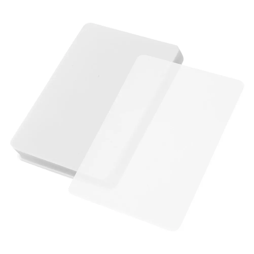 

100pcs Clear Laminating Sheets For Photos Thermal Laminating Covers Matte Plastic Film For Documents Artwork Id Cards Menus