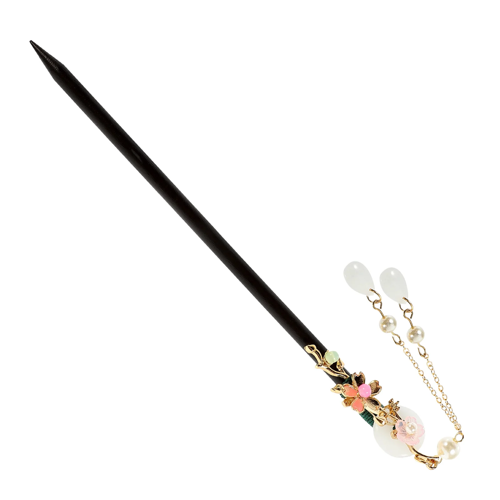 

Wooden Hair Stick Fine Texture Durable Lightweight for Parties Cosplay Proms Vintage Hair Accessories for Women