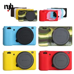 Silicone Armor Skin Camera Case Body Cover Protector for Sony ZV-E10 ZVE10 Digital Camera