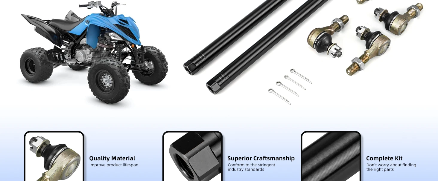 NICECNC ATV Kugelgelenk Spurstange Für Yamaha YFZ450 2008-2009 2012-2013 2017-2020 YFZ450R YFZ450X 2010-2011 Raptor 700 700R YFM 700 – Detail 3