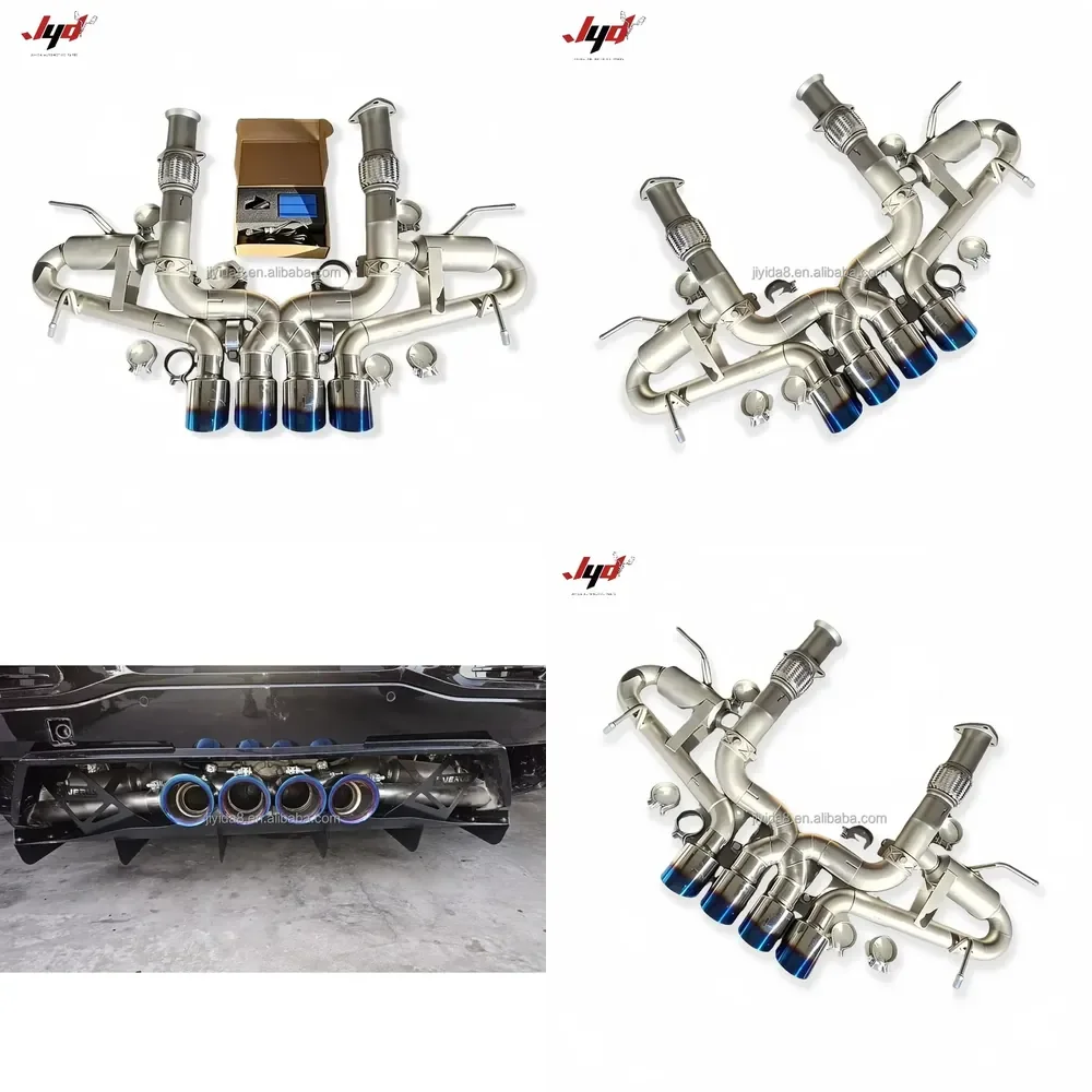 【Durable Practical Daria】 High Quality Stainless Steel Catback Exhaust Pipe for Corvette C8 6.2L 2019-2023 Valve