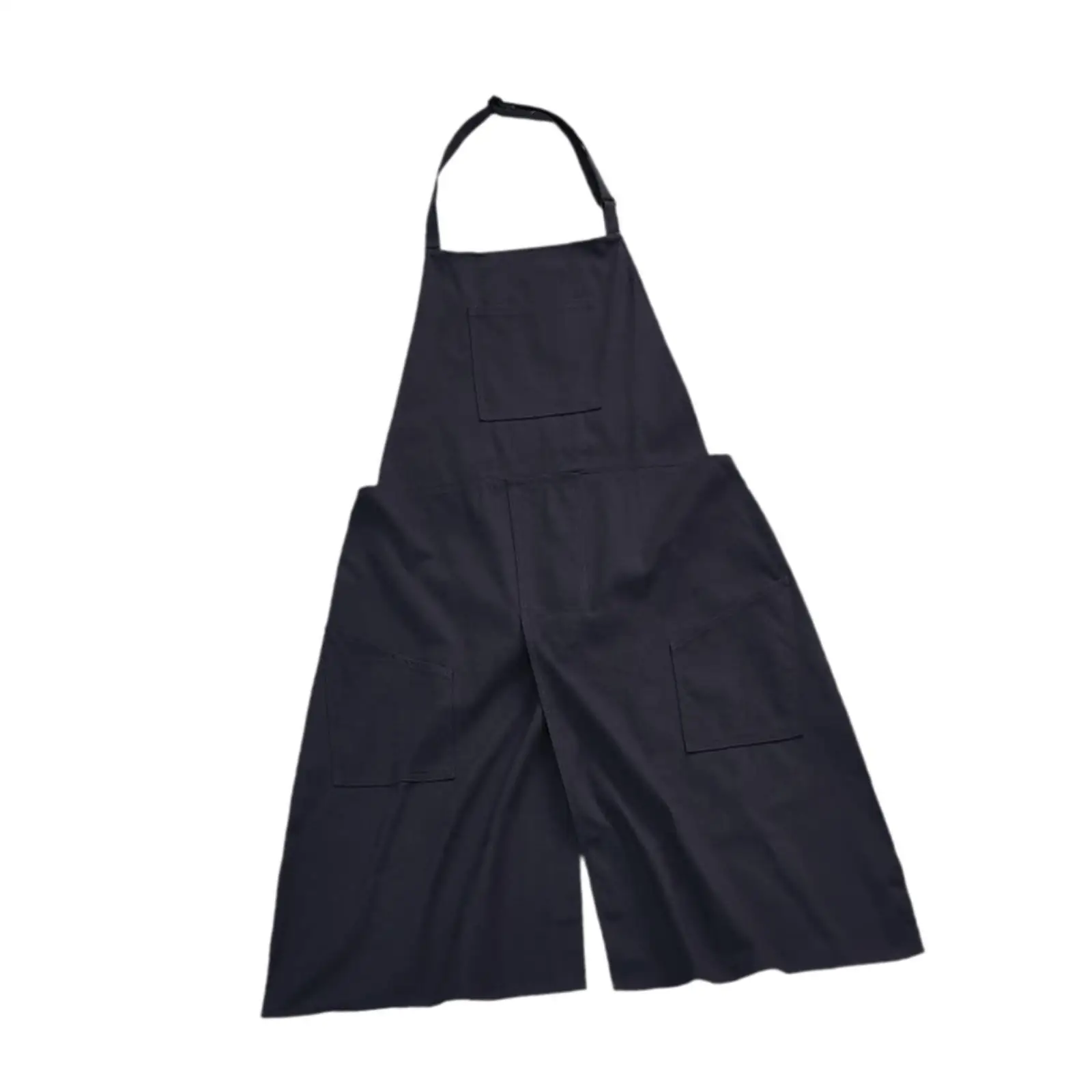 Long Canvas Pottery Apron with Split Leg Design Art Fashionable Aprons for DIY Ceramic Wheel Throwing and Clay Artist