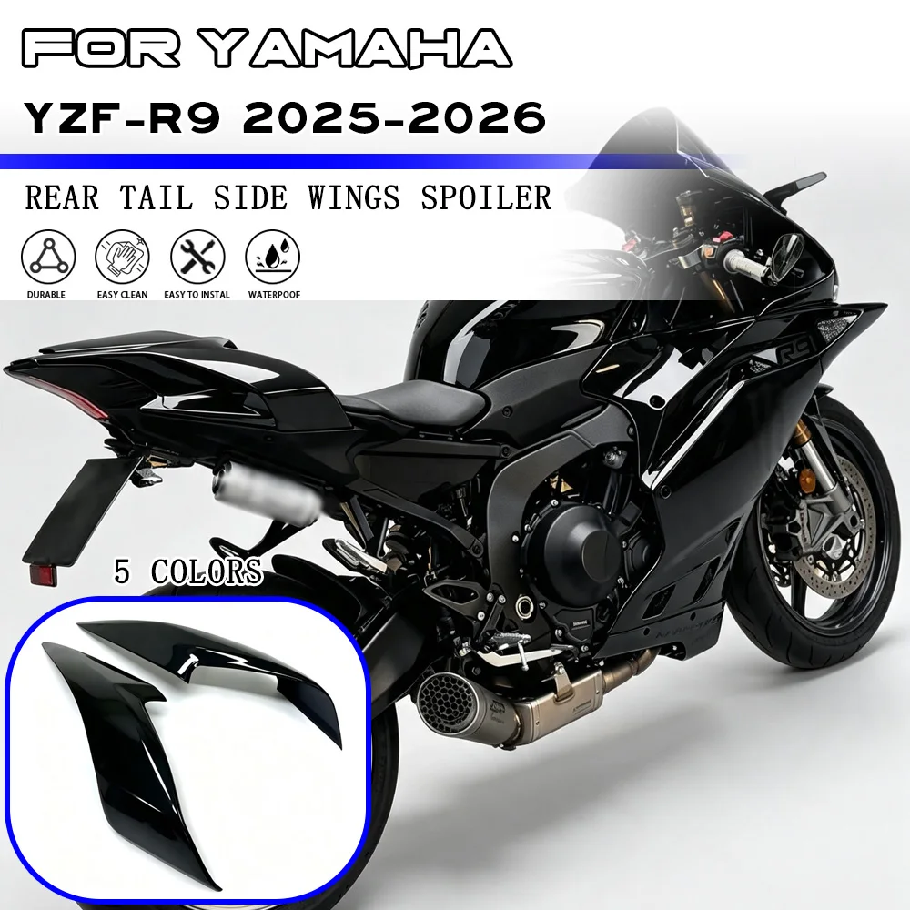 Image of YZF-R9 Heck-Seitenflügel-Spoiler für Yamaha YZF R9 2025-2026 Motorrad-Heckverkleidung Fester Flügel Modifizierte Heckspoiler-Teile