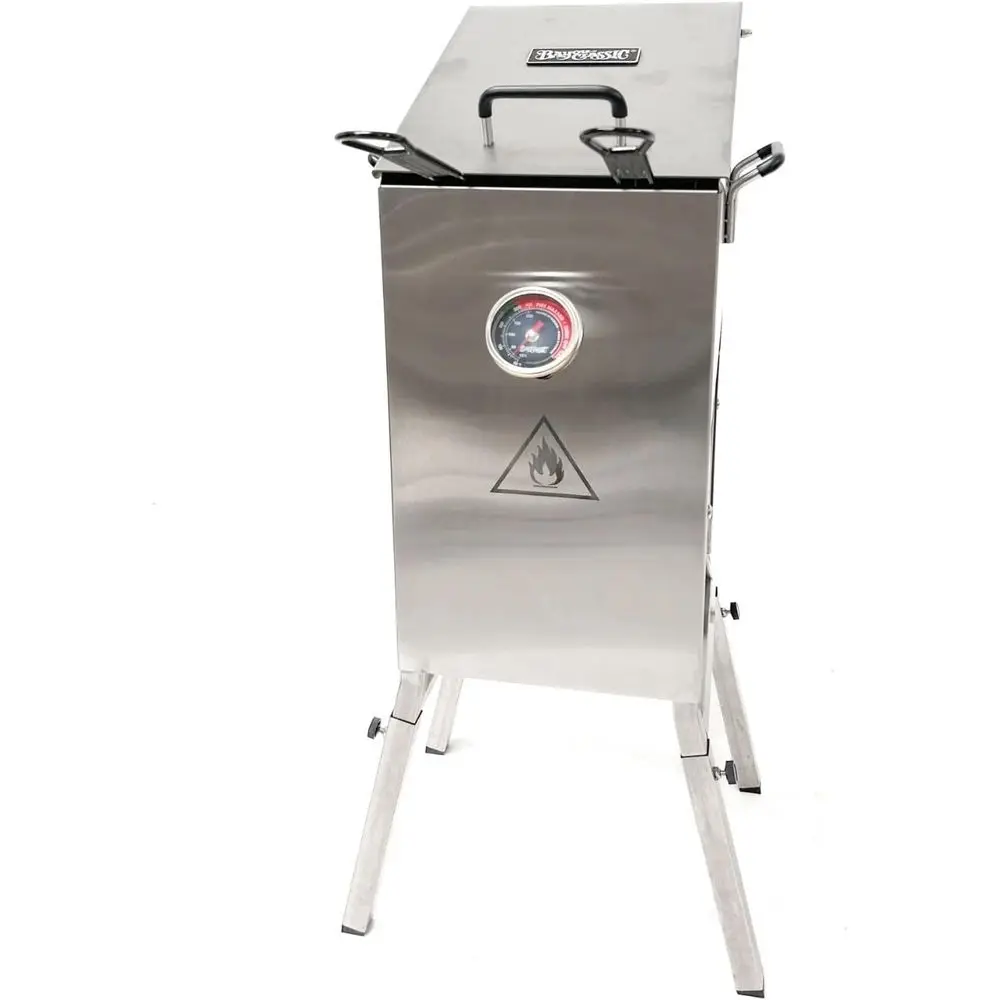 

Dual Basket Outdoor Propane Deep Fryer with 4-Gallon Steel Drain