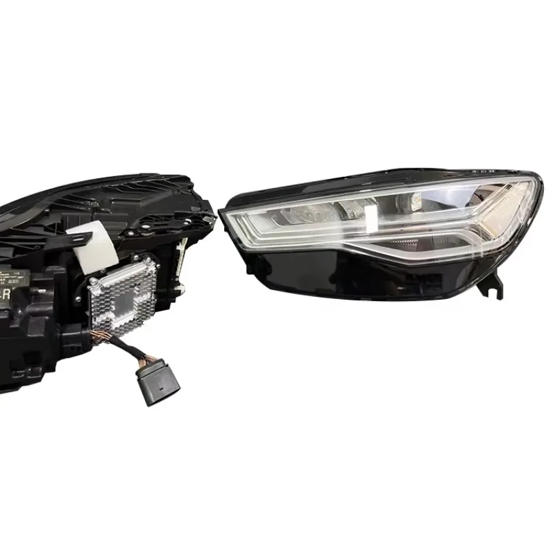 Clrak AutomobileAuto Parts Car Full Body Kit مع كشافات خلفية ضوء الوفير مصبغة العادم ل A6 C7 C7.5 الترقية إلى S6