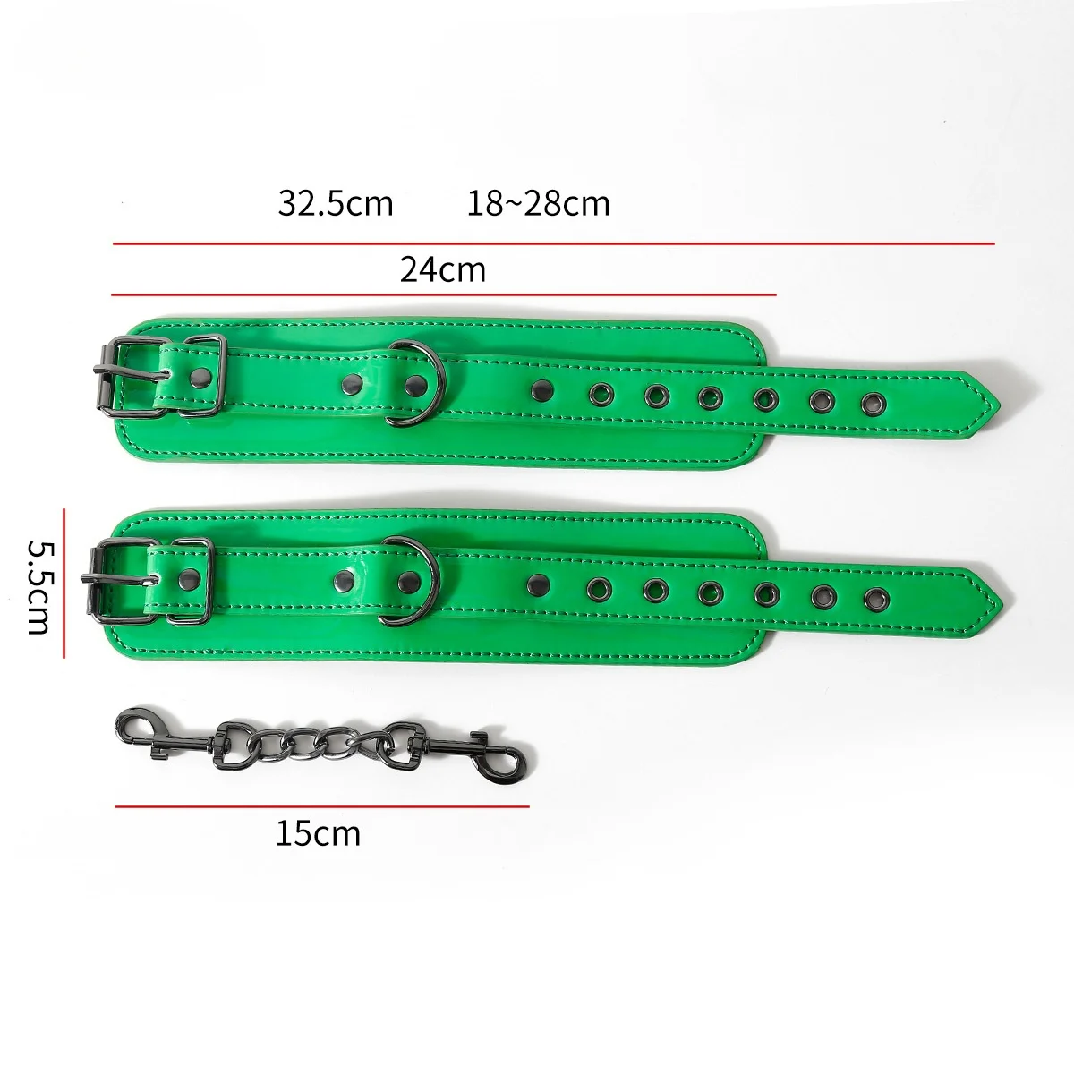 أصفاد عالية الجودة مثيرة معدنية قابلة للتعديل بولي Leather قيود جلدية المثيرة زوجات الكفة ألعاب جنسية للأزواج ألعاب الكبار لوازم