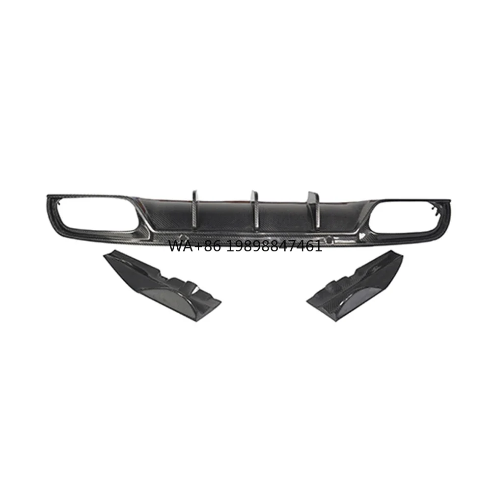 

High Quality Dry Carbon Fiber Rear Lip Light Diffuser Bumper Spoiler for BENZ AMG C43 W205 Coupe