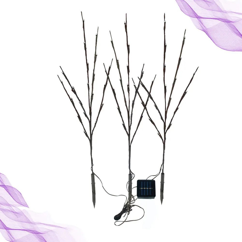 

60 Leds Solar Tree Branch Lights Creative Lighting for Christmas Party Home Decoration Photo Props Branch Lights