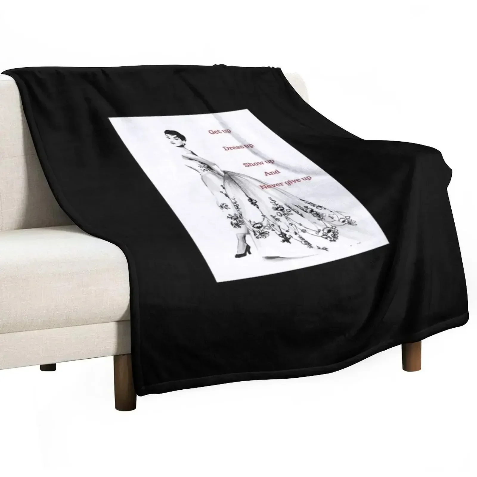 New Andrey Hepburn(37 Throw Blanket Heavy Flannels Plush Flannel Blankets For Bed Soft Blankets
