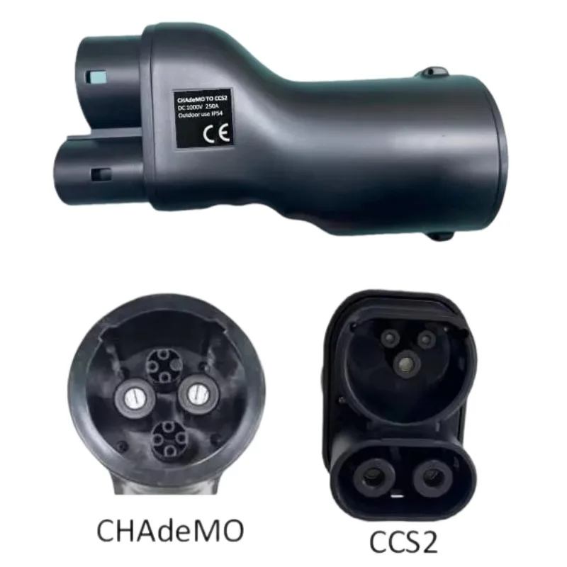 

ATV Longood New Fast Charge DC CHAdeMO To CCS2 EV Adapter 1000V 200A Automotive Grade Fireproof Waterproof