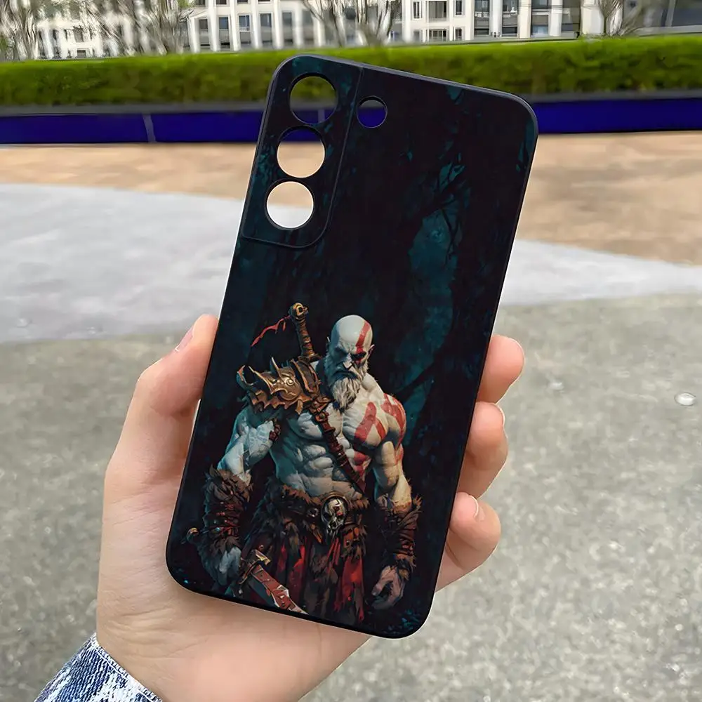 G-God OF War Kratos Phone Case For Samsung S26 S25 Plus S20 S20 Plus S22 Ultra S23 FE S21 Plus S21 Ultra Soft Cover
