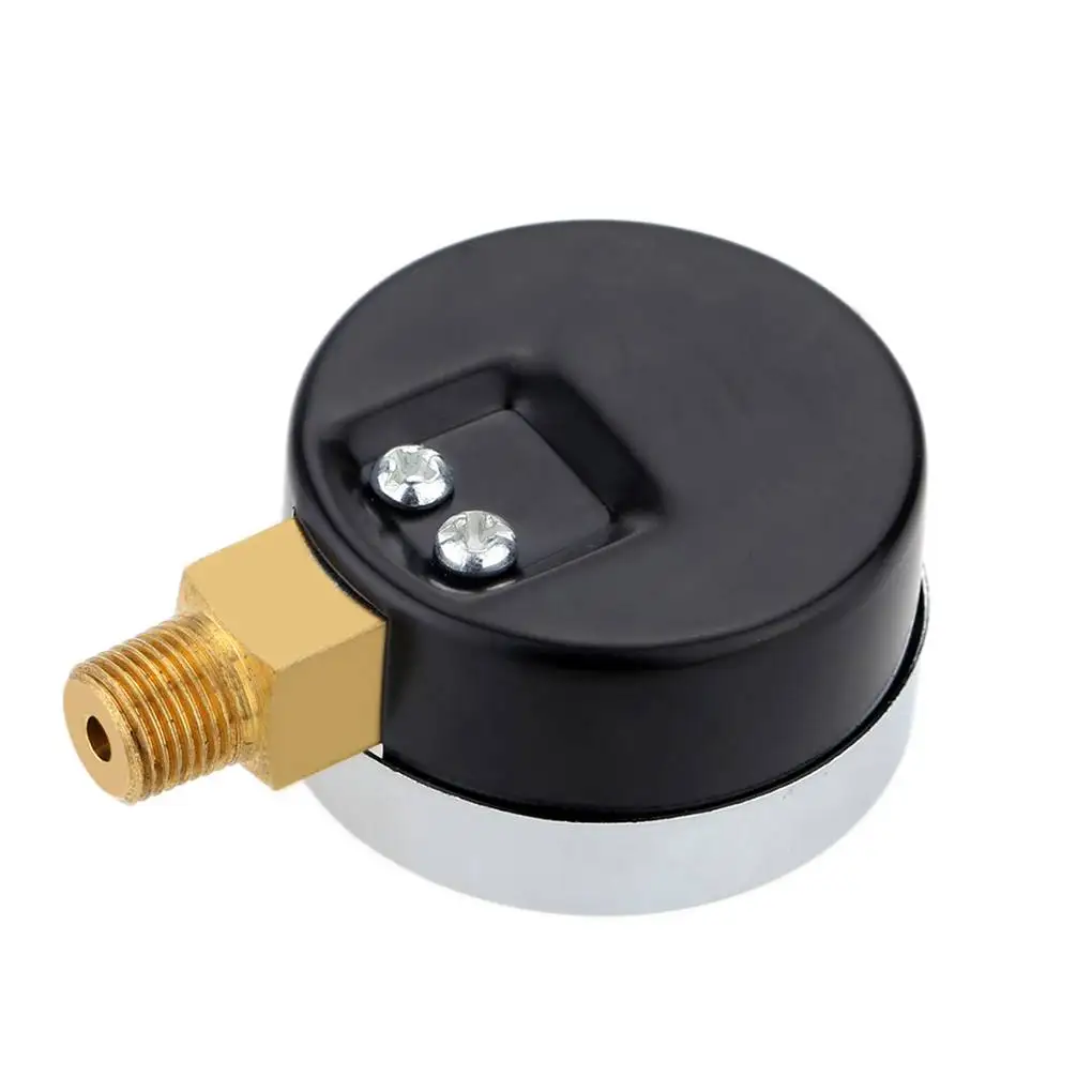 Imagem -05 - Mini Portátil 030 Psi 02bar Npt Óleo Medidor de Pressão de Água Escala Dupla Compressor de ar Pressão Hidráulica