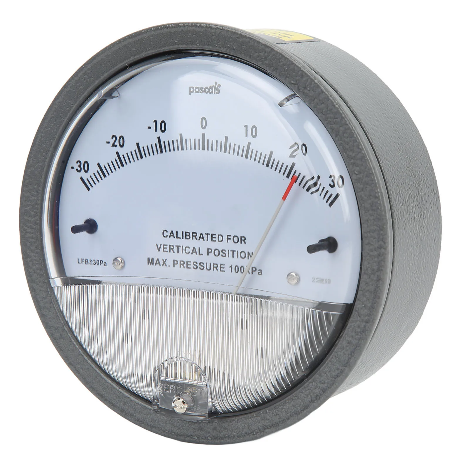 Differential Pressure Gauge Clean Room HVAC Filter Detection with Pointer Vacuum Components Pointer Differential Pressure Gauge