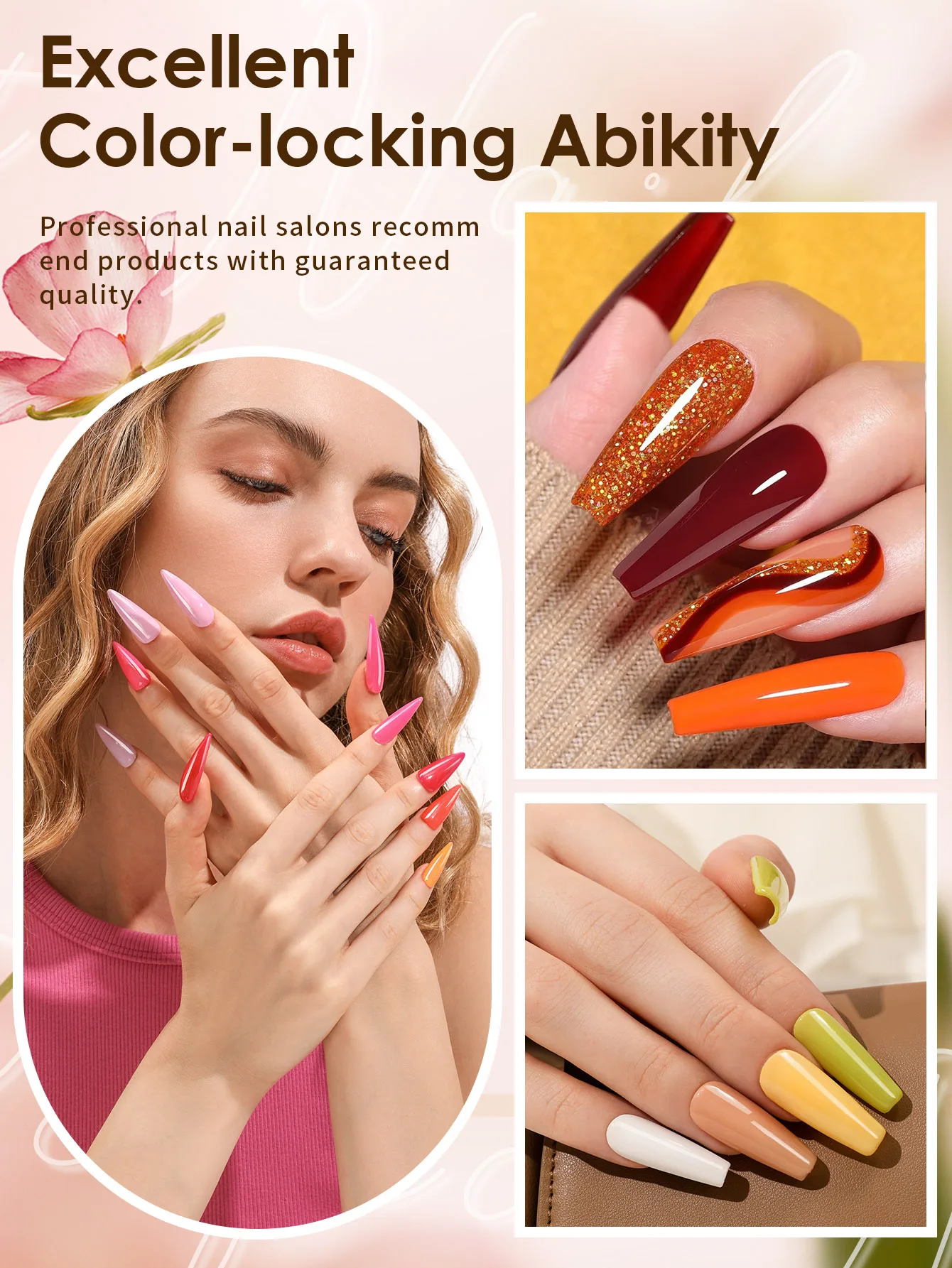 Polvere per unghie acrilica da 36 colori (barra da 10 g/0,35 once) Kit professionale per unghie fai da te in polimero Kit di estensione per manicure francese