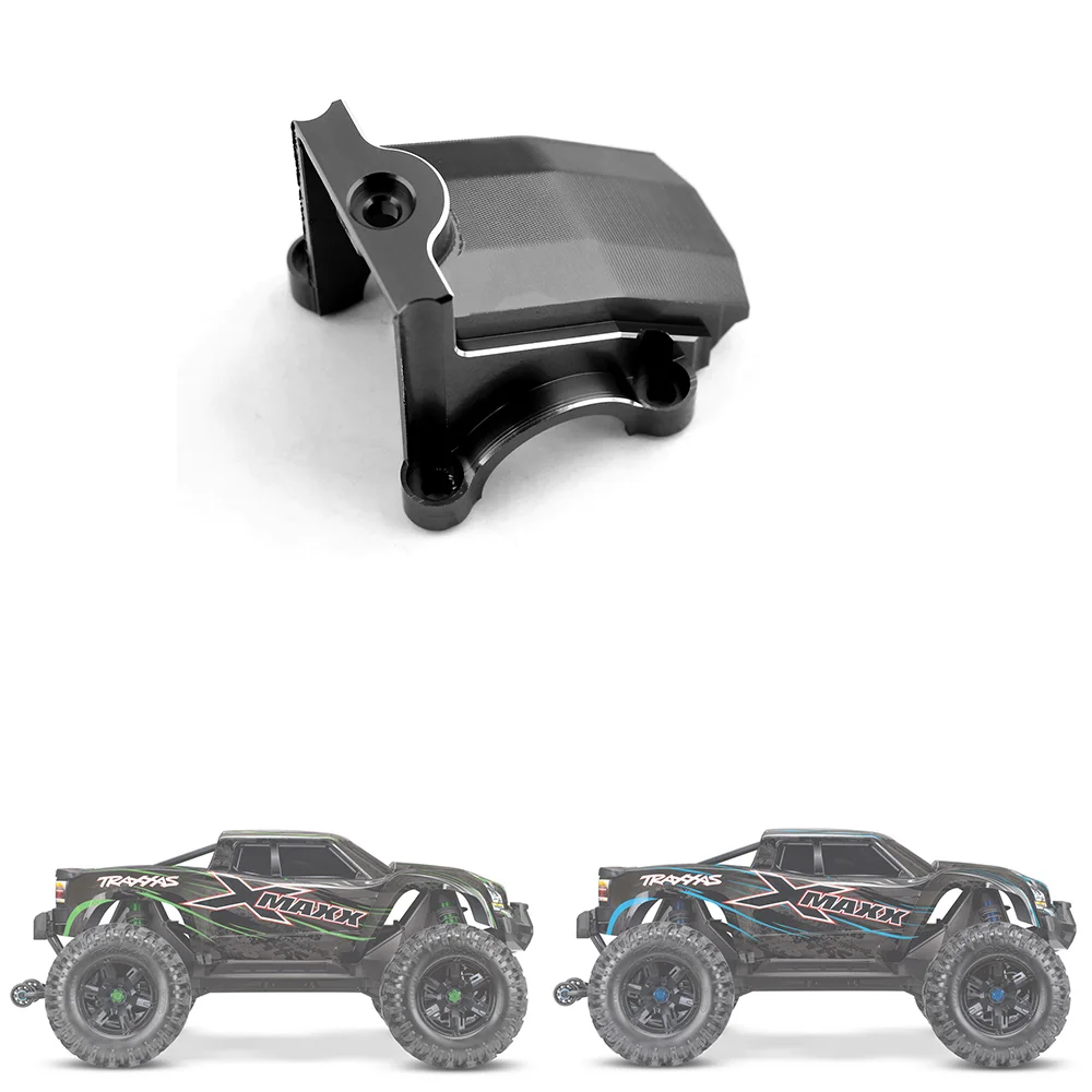 Cubierta de Metal del diferencial delantero/trasero, cubierta de caja de cambios para 1/5 Traxxas x-maxx Xmaxx 6S 8S RC Monster Truck, piezas de actualización, 2