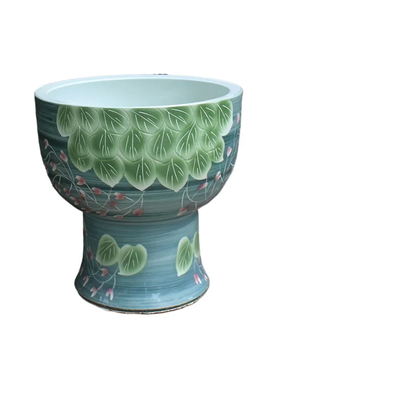 

Outdoor ceramic mop pool household mop pool integrated large round pier cloth pool balcony outdoor mopping basin sink