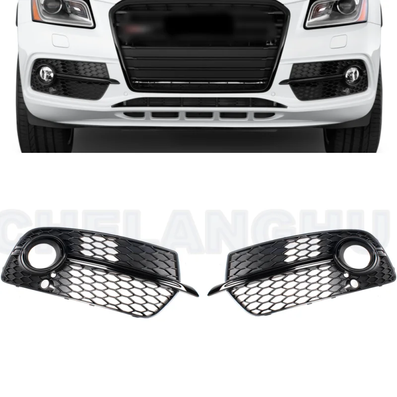 

Pair Left And Right Front Fog Lights Lamp Grille Cover 8R0807681S 8R0807682N For Audi SQ5 Q5 S-Line 2013 2014 2015 2016 2017