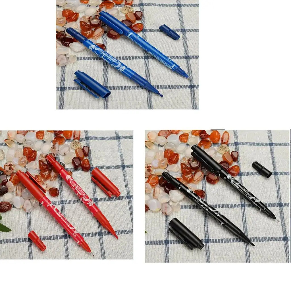 

6 шт., наконечники для маркеров, аксессуары для маркировки кожи, пирсинга