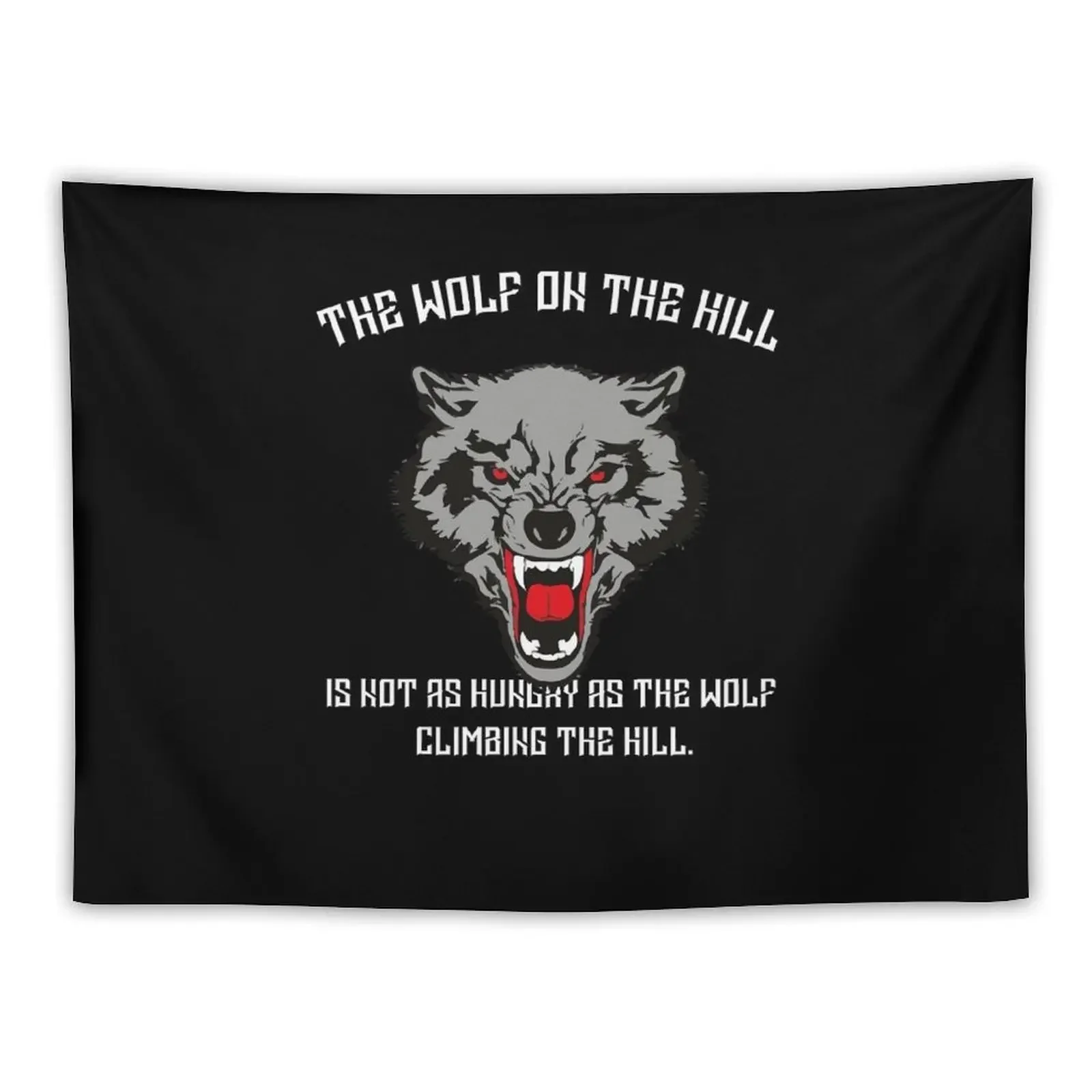 

The wolf on hill is not as hungry as the wolf climbing the hill. Tapestry Decorative Wall Bedroom Decorations Tapestry