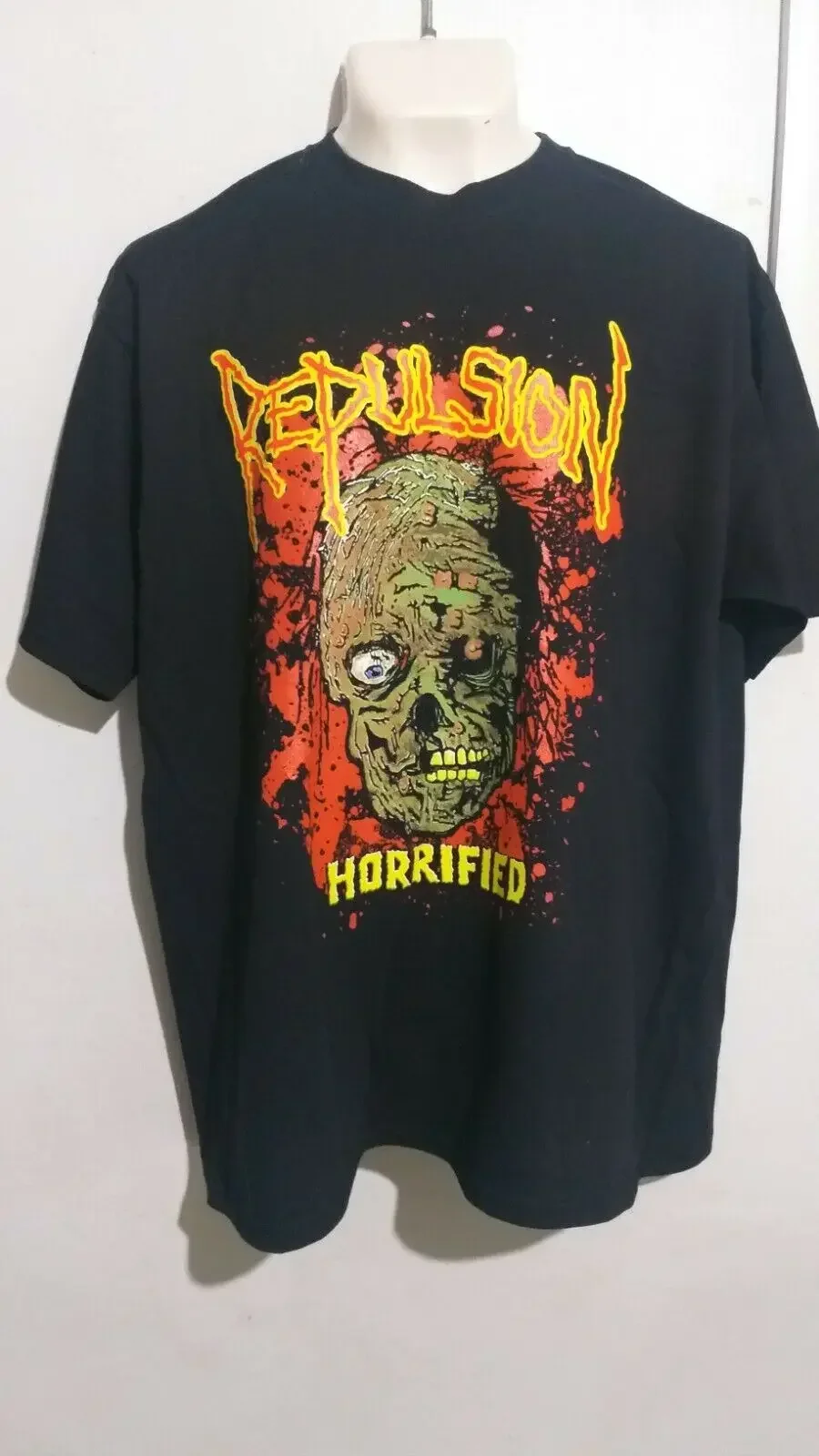 Repulsion horrified T shirt death metal grindcore carcass napalm death