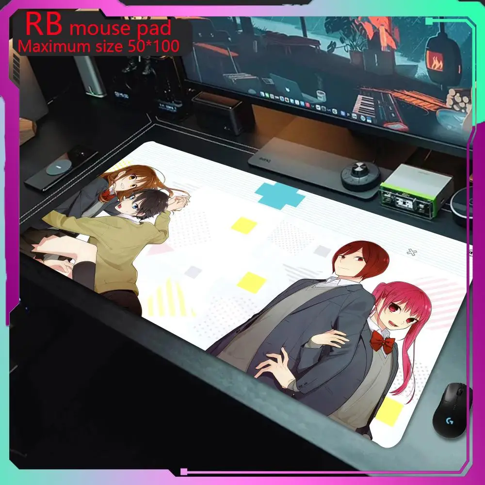 Anime MousePad Horimiya  Mouse Pad Electronic game mouse pad is easy to use with anti slip and wear-resistant size suitable