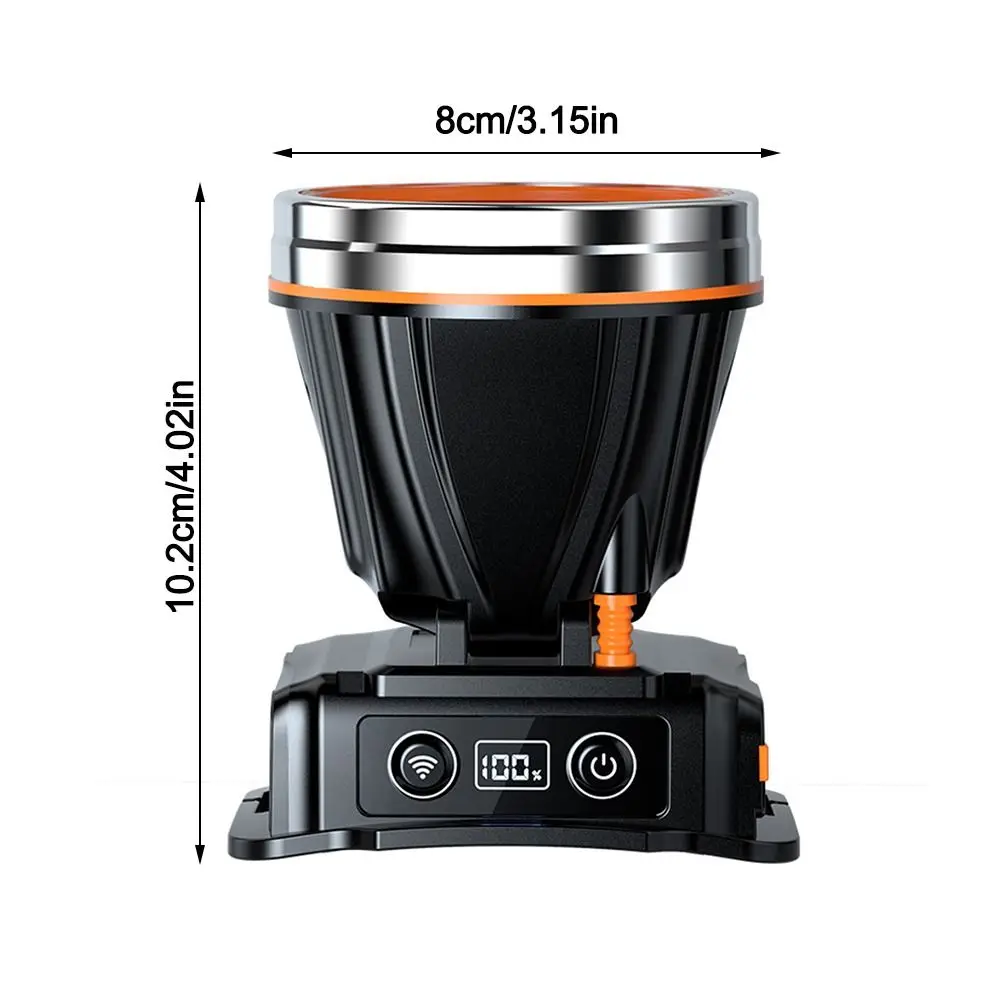 New Super Bright Induction Headlamp Smart Powerful USB Rechargeable Headlight Rechargeable Adjustable Motion Sensor Head Lamp