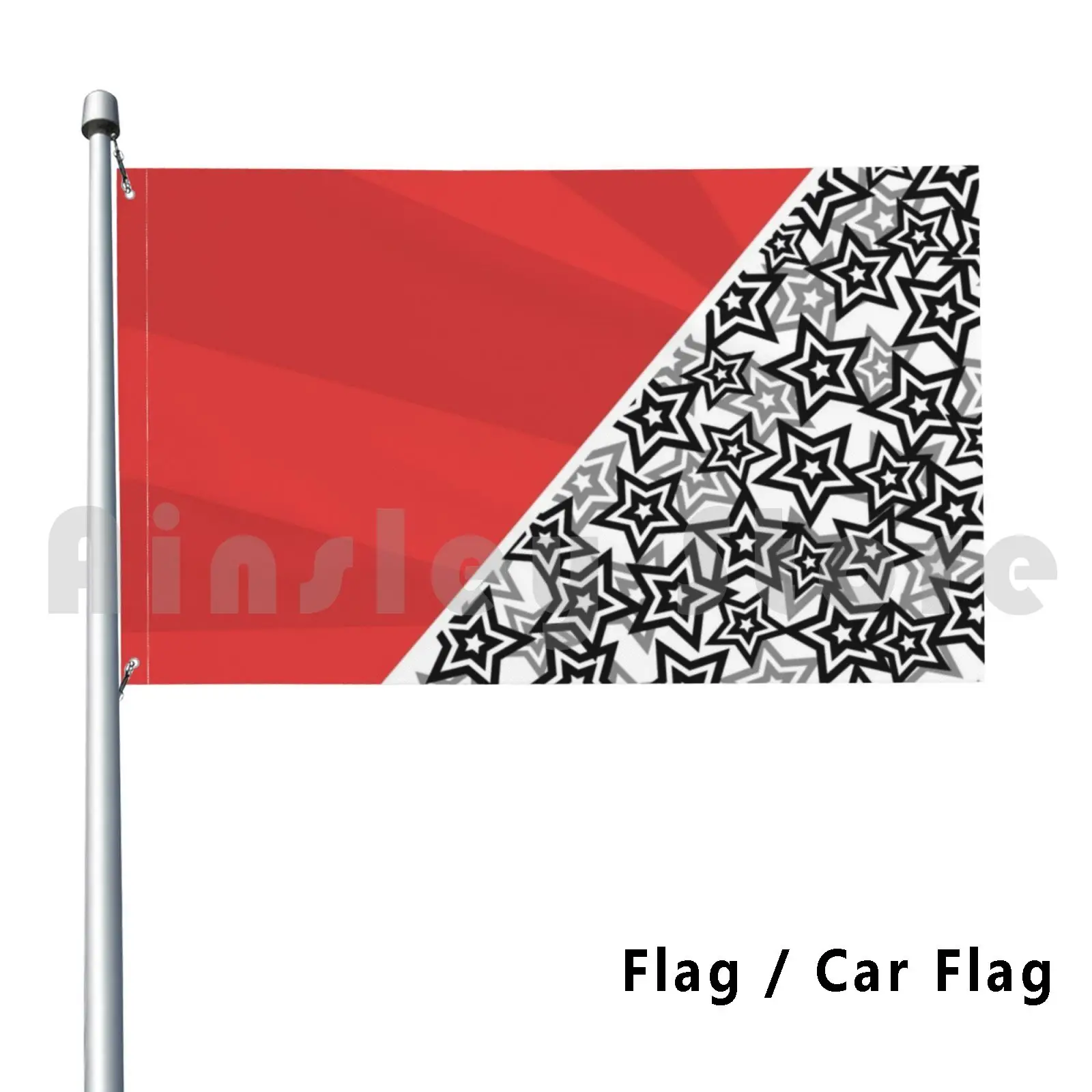 Flag Car Flag Phantom Thief 2524 Phantom Thief P5 Persona Stars Red