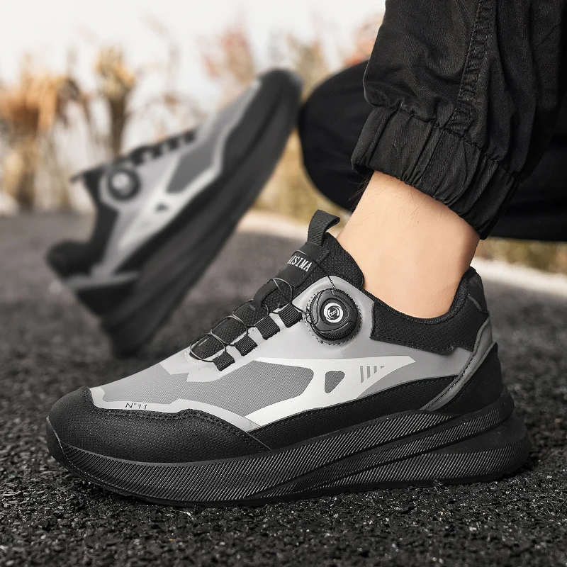 

Fashion Knob Hiking Shoes Man Outdoor Non-slip Men's Trekking Sneakers Comfortable Platform Camping Walking Shoes Men Trainers