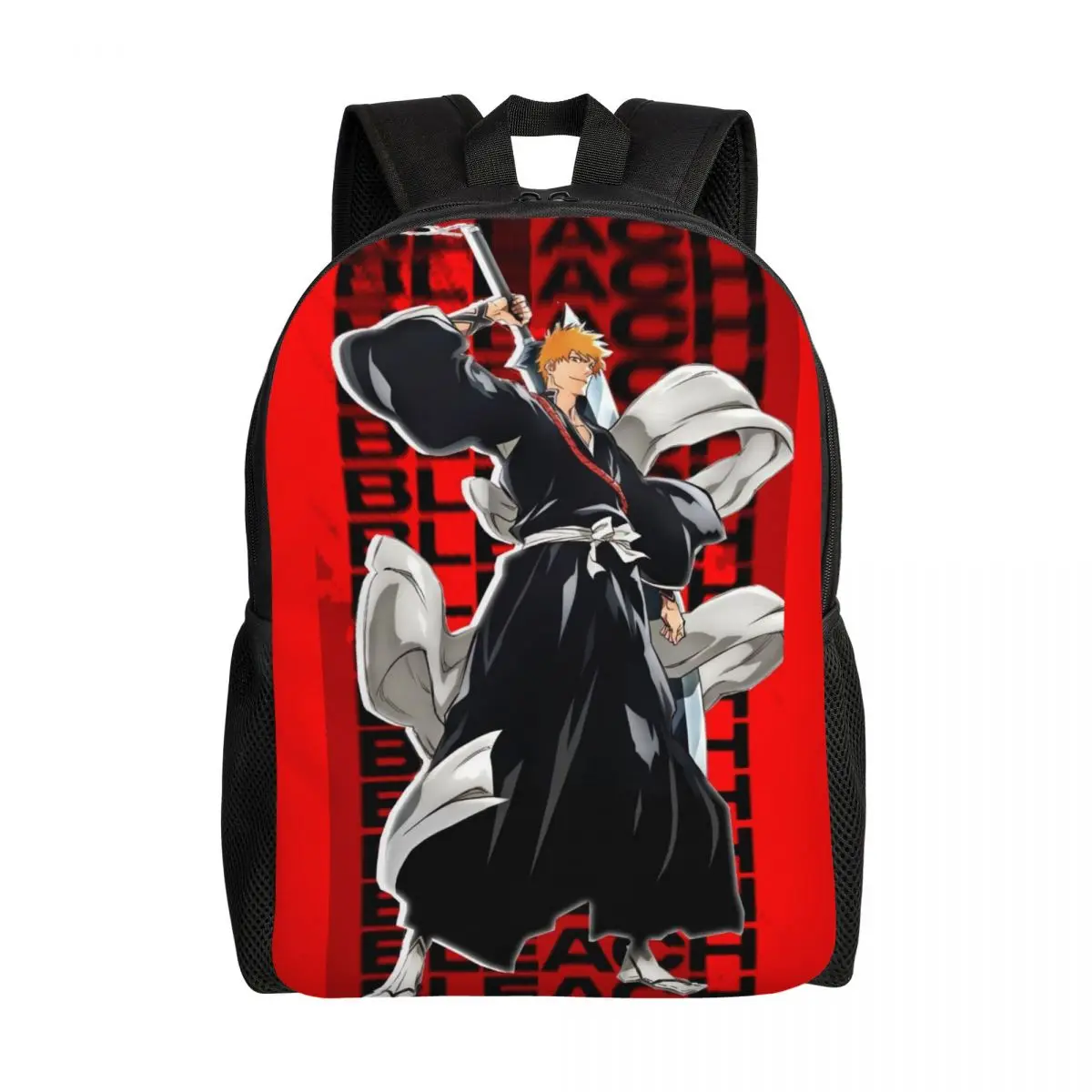 

Custom Bleach Anime Backpack for Men Women College School Student Bookbag Fits 15 Inch Laptop Bags