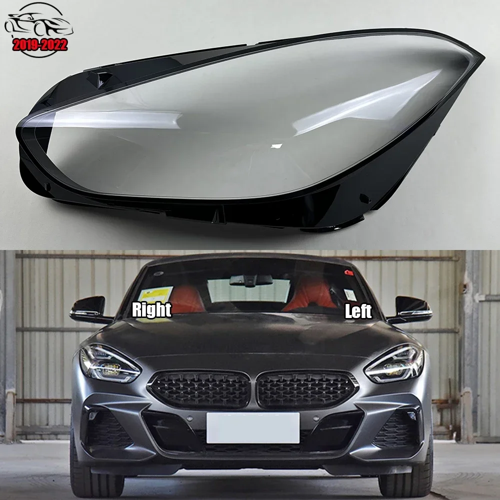 

For BMW Z4 G29 2019-2022 Headlight Cover Transparent Headlamp Shell Lens Replace Original Lampshade Plexiglass