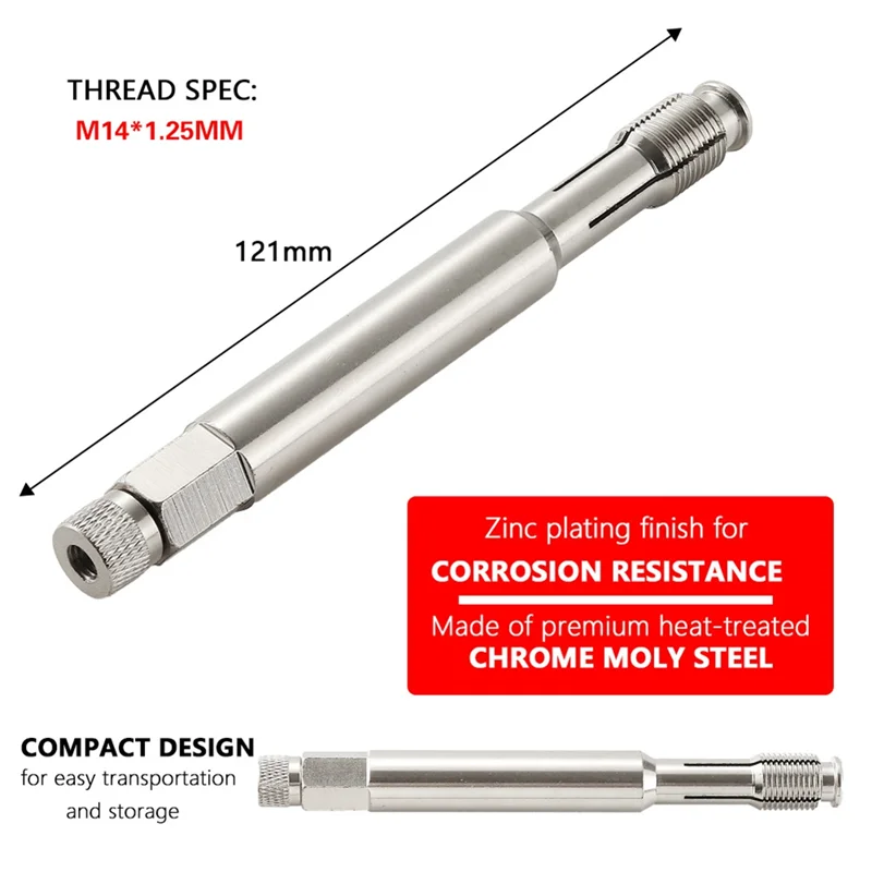 A04E-Spark Plug Thread Repair Tool Set- M14x1.25 14 مم Back Tap 640811 مجموعة الوصول المحدودة
