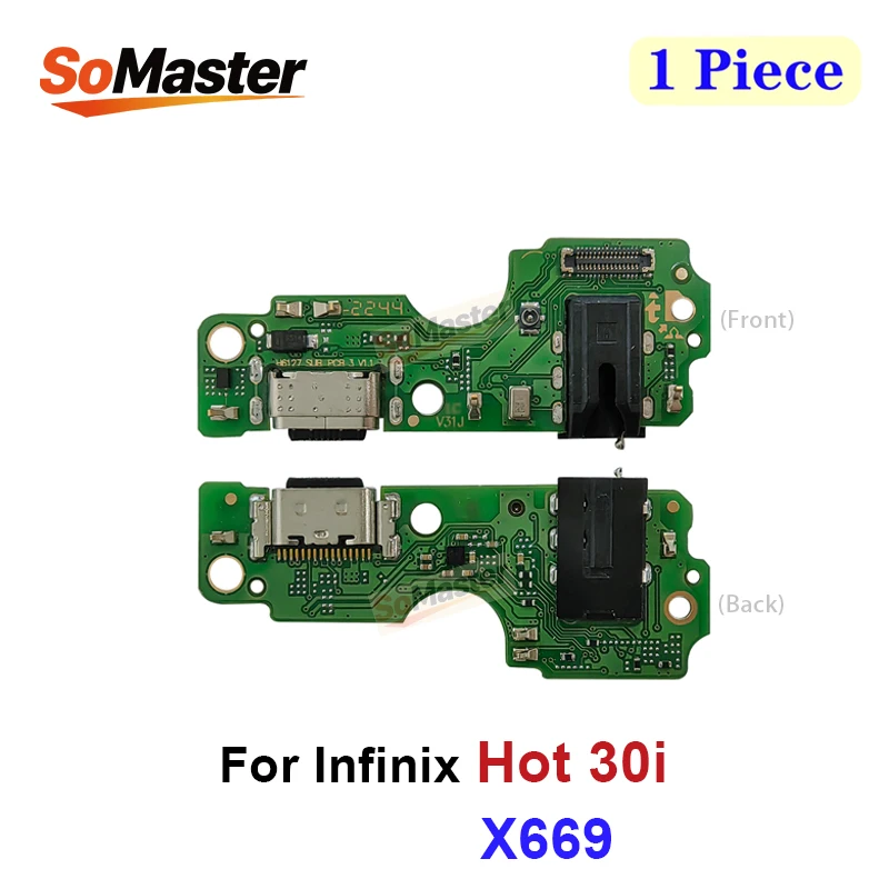 USB Charging Dock Board For INFINIX Hot 30i 30 Play 40i 40 PRO X6831 X6836 X669 X6835 Charger Port Connector Flex Cable Repair image 3