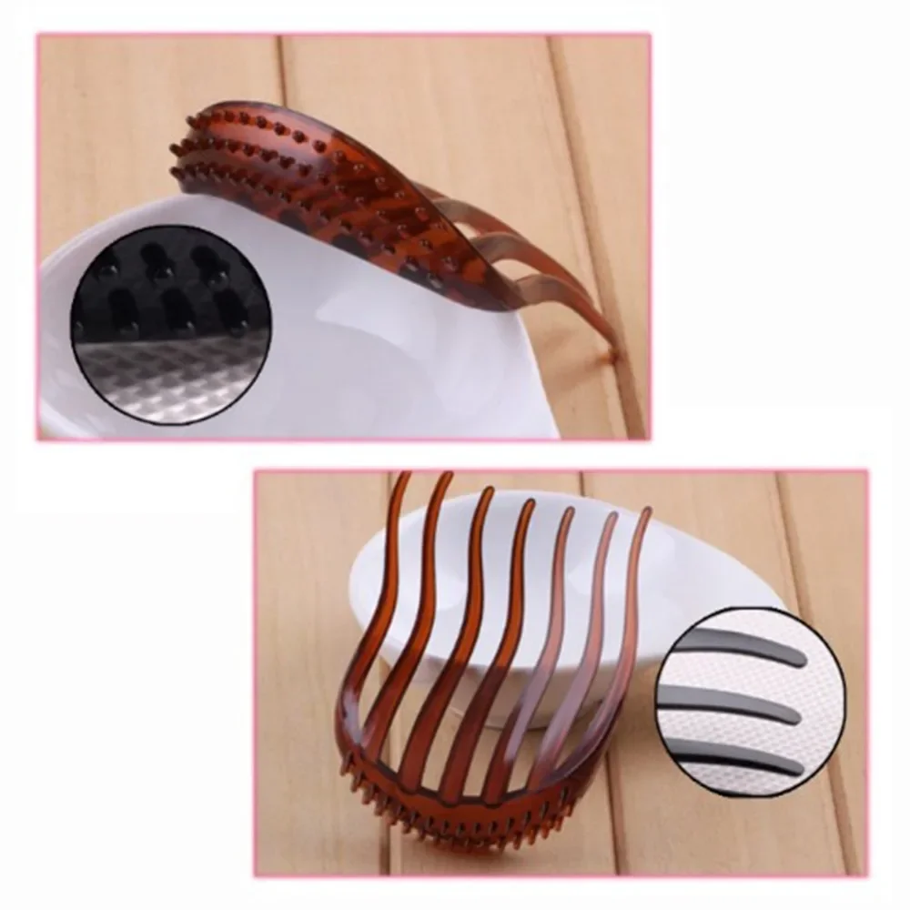 Criador de pão de plástico para mulheres, clipe fofo, rabo de cavalo, grampos de cabelo, acessórios para cabelo, ferramenta trança, moda, 2024