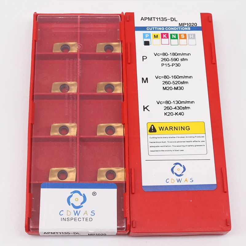 APMT1135 DL MP1020 كربيد إدراج عالية الجودة طحن تحول أداة APMT 1135 طحن سلسلة شفرة أدوات مخرطة باستخدام الحاسب الآلي ل BAP300R