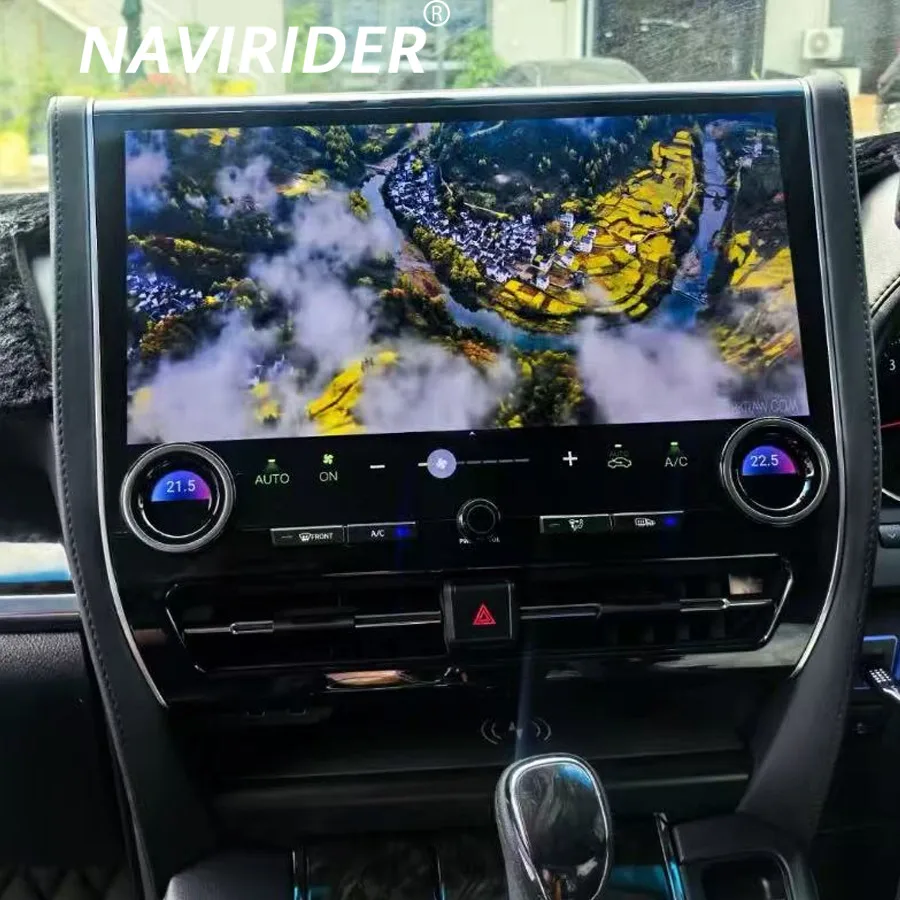 15.6inch Android15 Car Radio For Toyota Alphard 30 To 40 Series 2015-2020 Multimedia Video Player GPS Navigation Head Unit