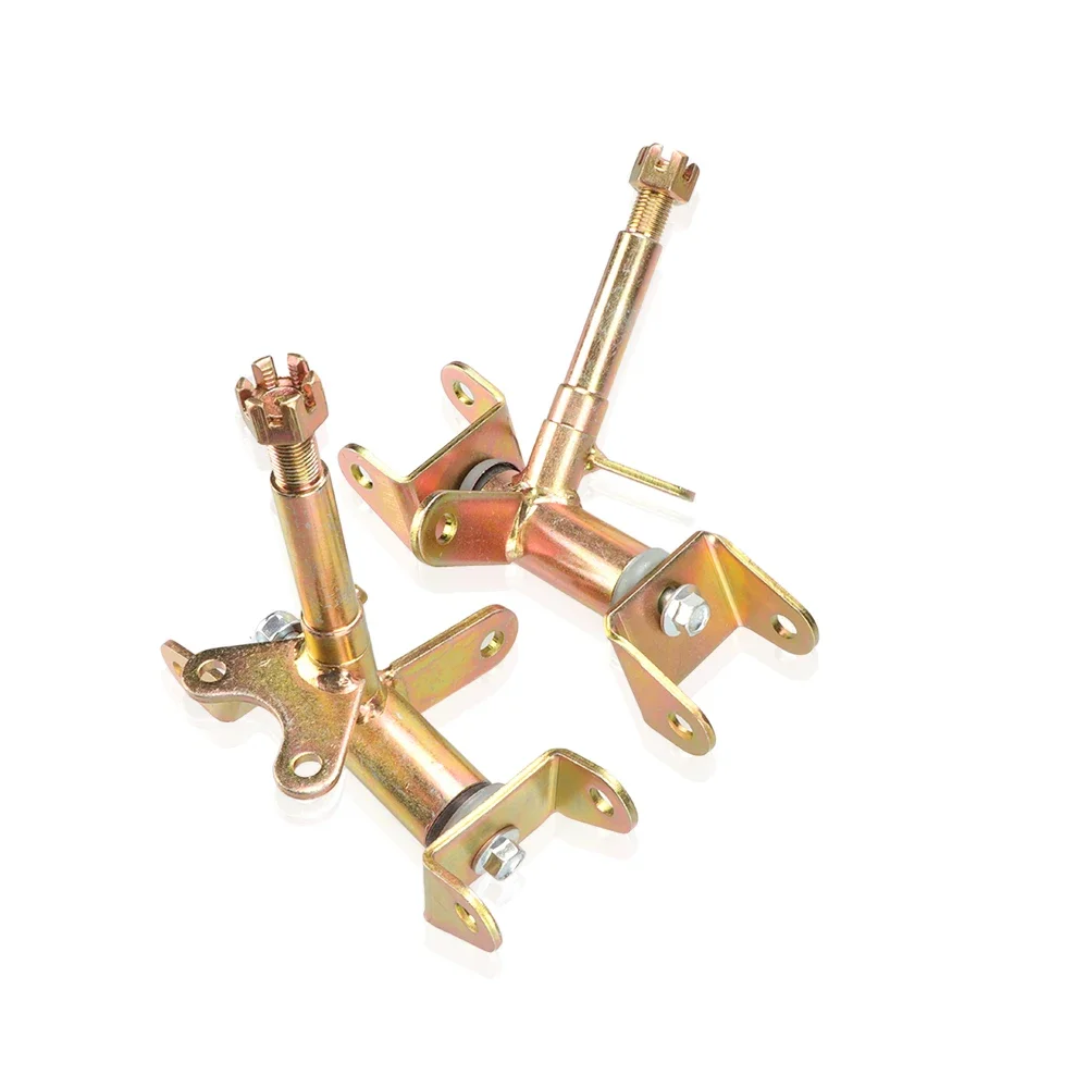 1 Pair 17mm Steering Strut Knuckle Spindle For ATV 49cc 50cc 70cc 90cc 110cc Go Kart Dirt Bike UTV Quad Bike Parts Disc Brake