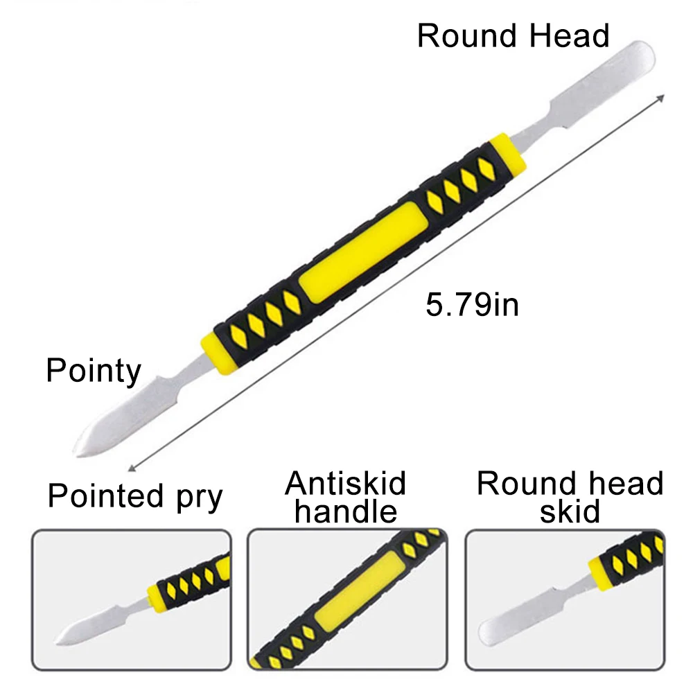 6pcs  Mini Metal Crowbar Prying Opening Repair Tool Multi HomeDisassemble Tool Electronic Spudger Mobile Phone Repair Tool