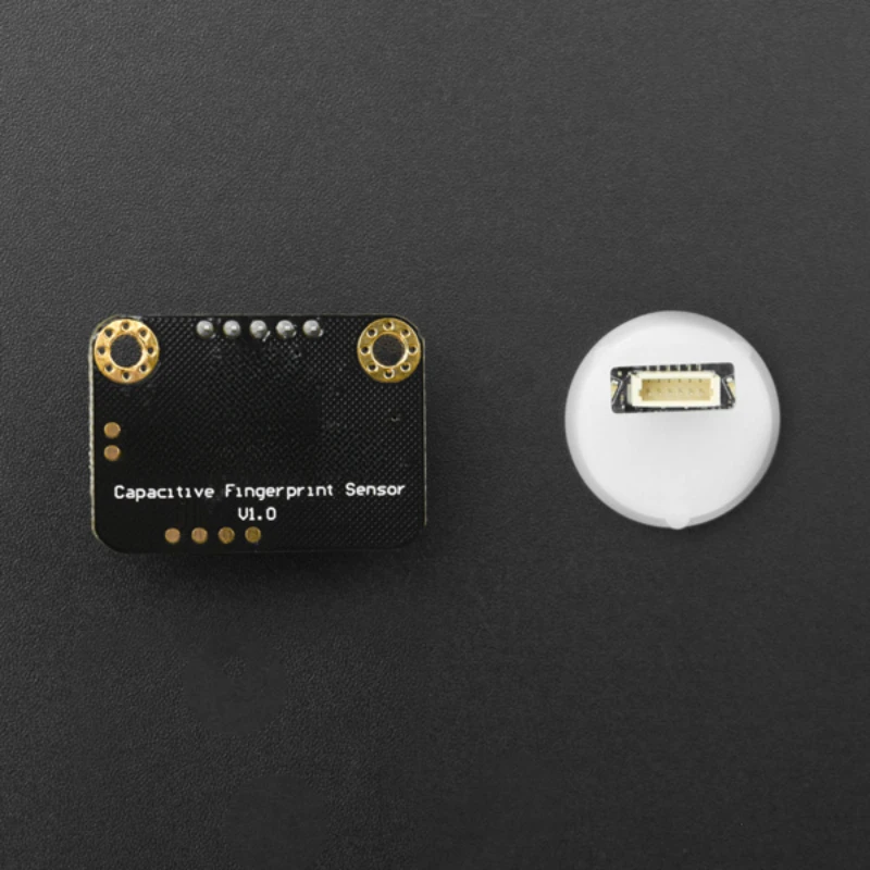 Capacitive fingerprint recognition sensor