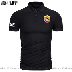 United Arab Emirates ARE UAE Emirati Polo Shirts Men Fashion 100% Cotton Shirt Classic Country Flag Design Tops Nation Team Tees