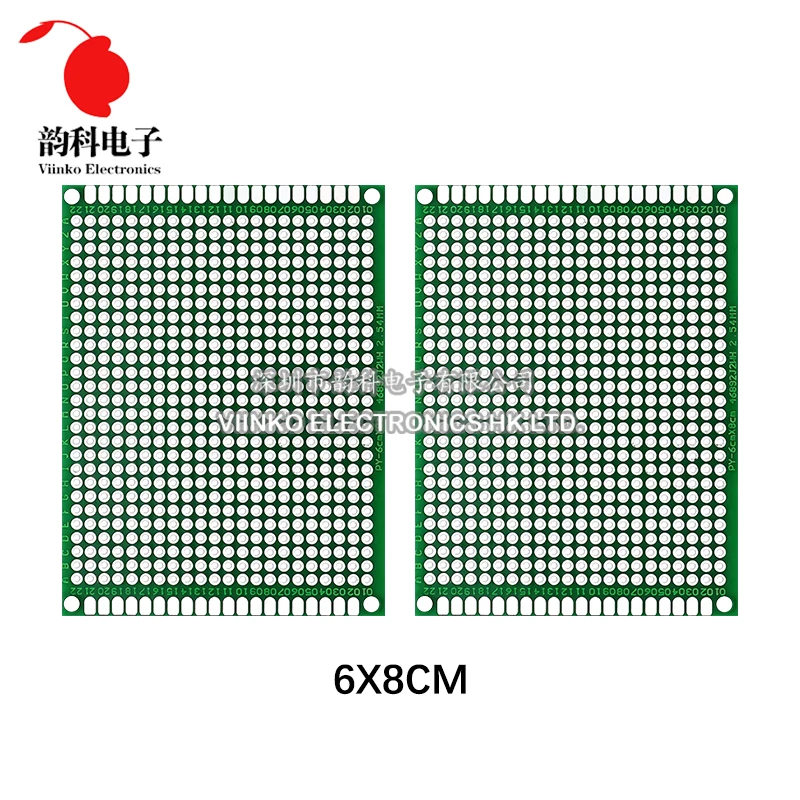 Imagem -05 - Kit Pcb Dupla Face Mixed Protótipo Board Stripboard Universal Circuito Impresso 4x6 5x7 6x8 7x9 Pcs por Lote Pcs por Lote