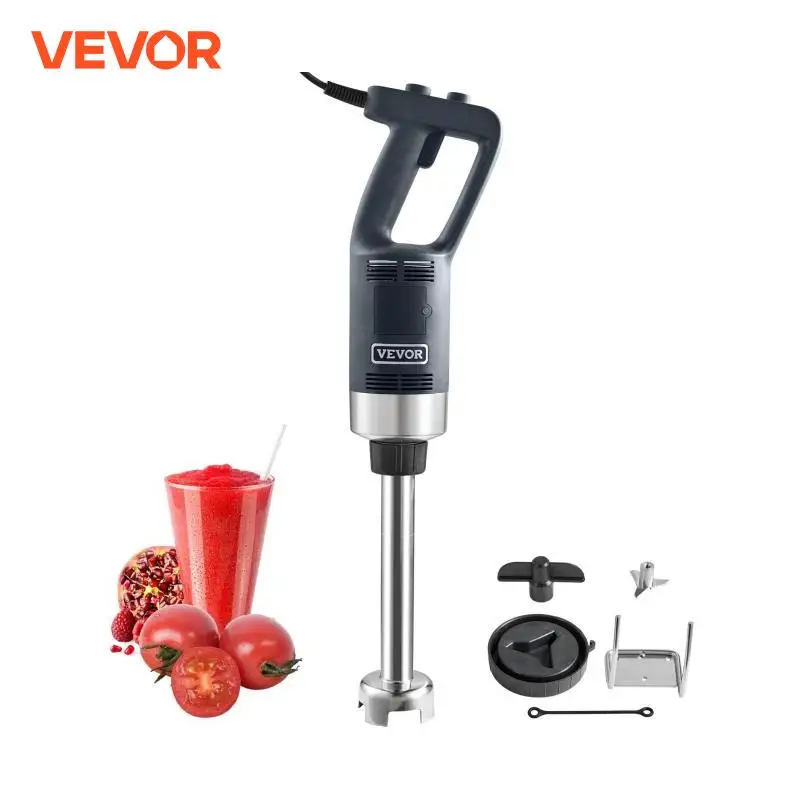 VEVOR Commercial Immersion Blender 500W/ 750W Variable Speed Portable Mixer with 304 Stainless Steel Blade for Soup Baby Food