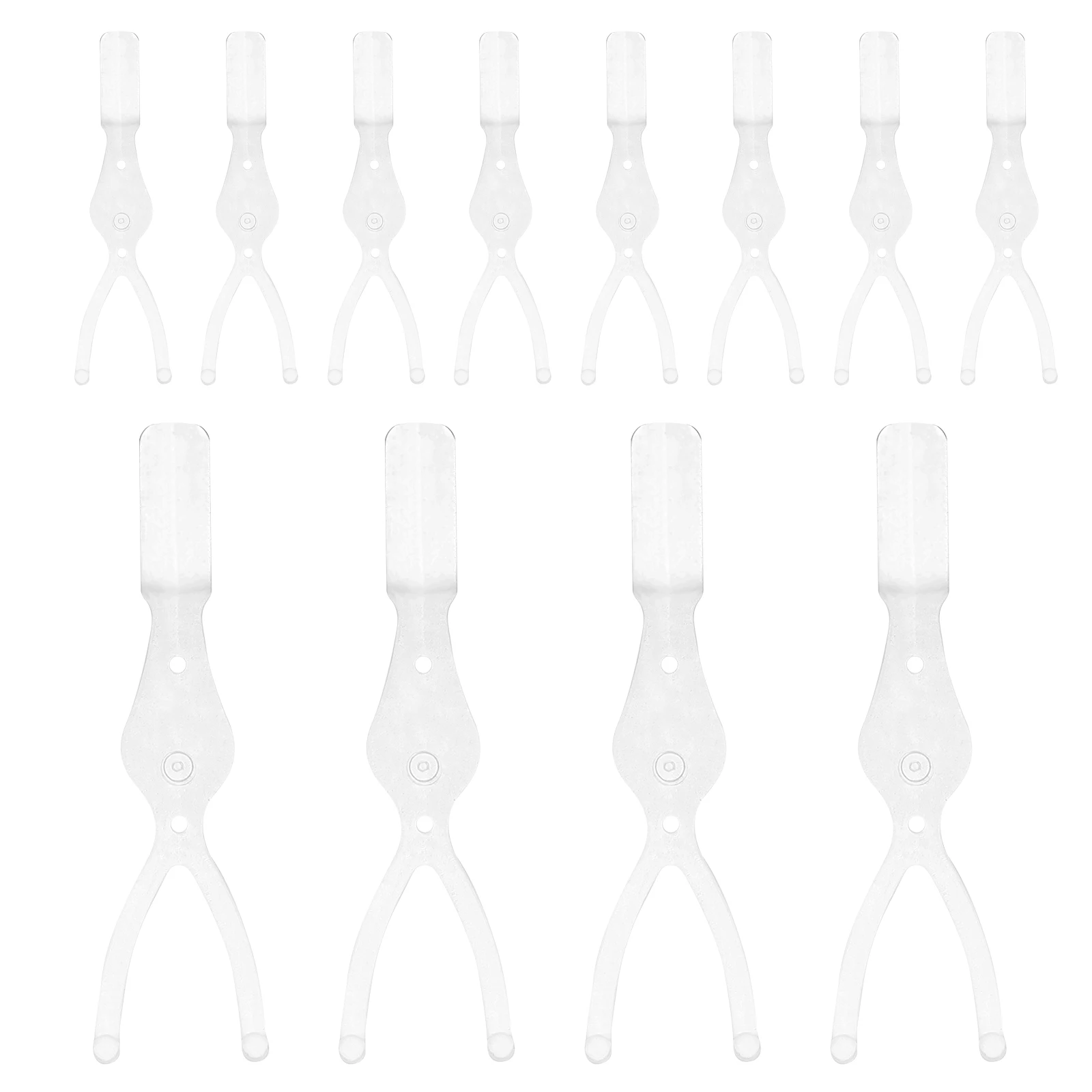 50Pcs Double Eyelid Tape Y Stick Applicator Tool Set Precise Positioning Adjustable Fork Eyelid Lift Natural Look Nonstick