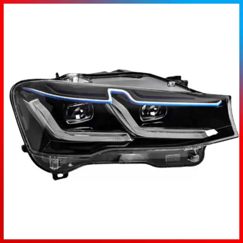 

Подходит для фар BMW X3 2011-2018 годов, X4 F25 F26, модифицированных со светодиодными линзами, дневными ходовыми огнями и указателями поворота.