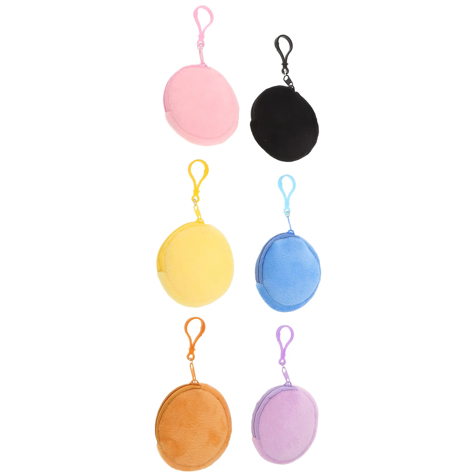 6Pcs Mini Coin Purse Set for Girls Kids Cute Small Wallet Pouch Halloween Christmas Party Gift