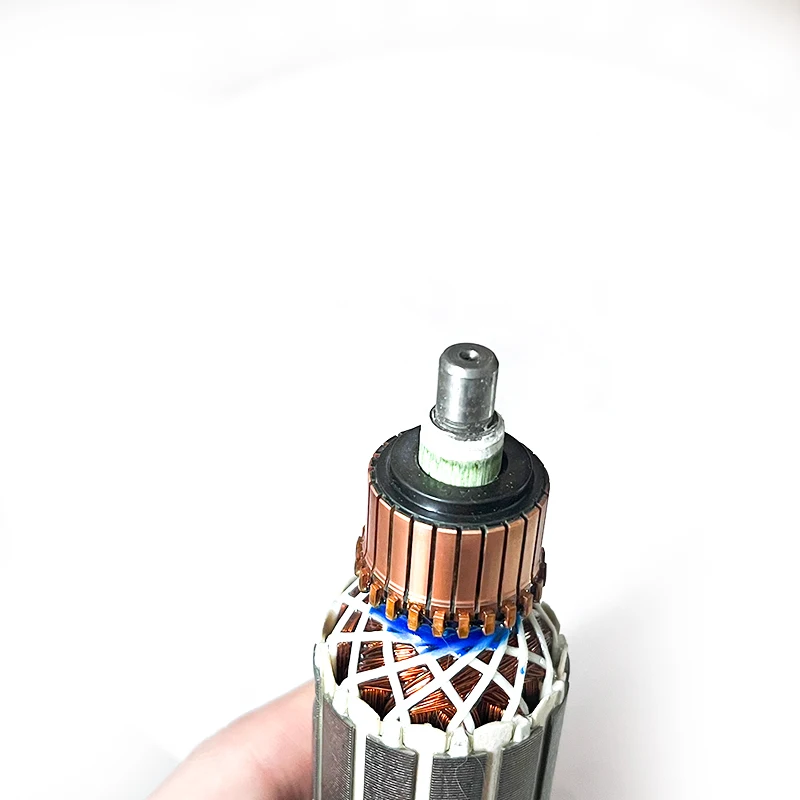 AC220-240V Rotor for Bosch GBH2-24 DRE GBH2-20 6Tteeth Hammer Power Tools Armature Anchor Rotor Stator Coil Replacement Parts