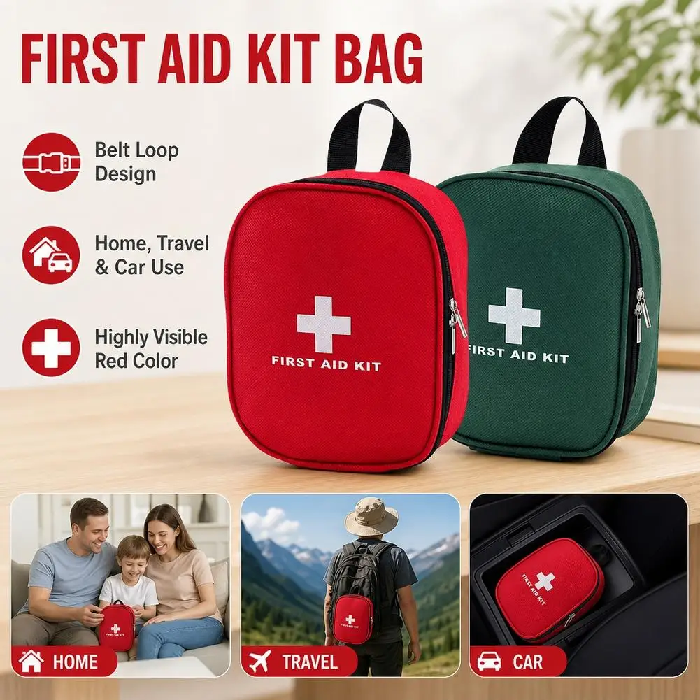 Handheld Large Capacity Epidemic Prevention and Health Bag, Portable Emergency Bag, Household Regular Medical Supplies Storage