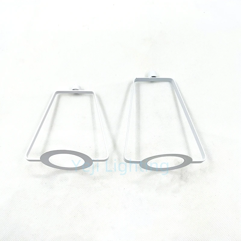 

E27 Whole Teeth Socket Lamp Holder Iron Bracket Table Light Desk Lamp Horn Rack Harvard Lampshade Bracket Metal Lampshade Clip